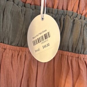 Storia "Block Him" Mini Dress, Muted Block Colors, Size S